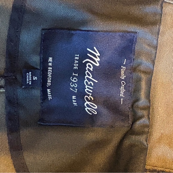 MADEWELL WOMAN’S BLACK WAXED COTTON FIREMAN HOOK JACKET - Picture 6 of 9